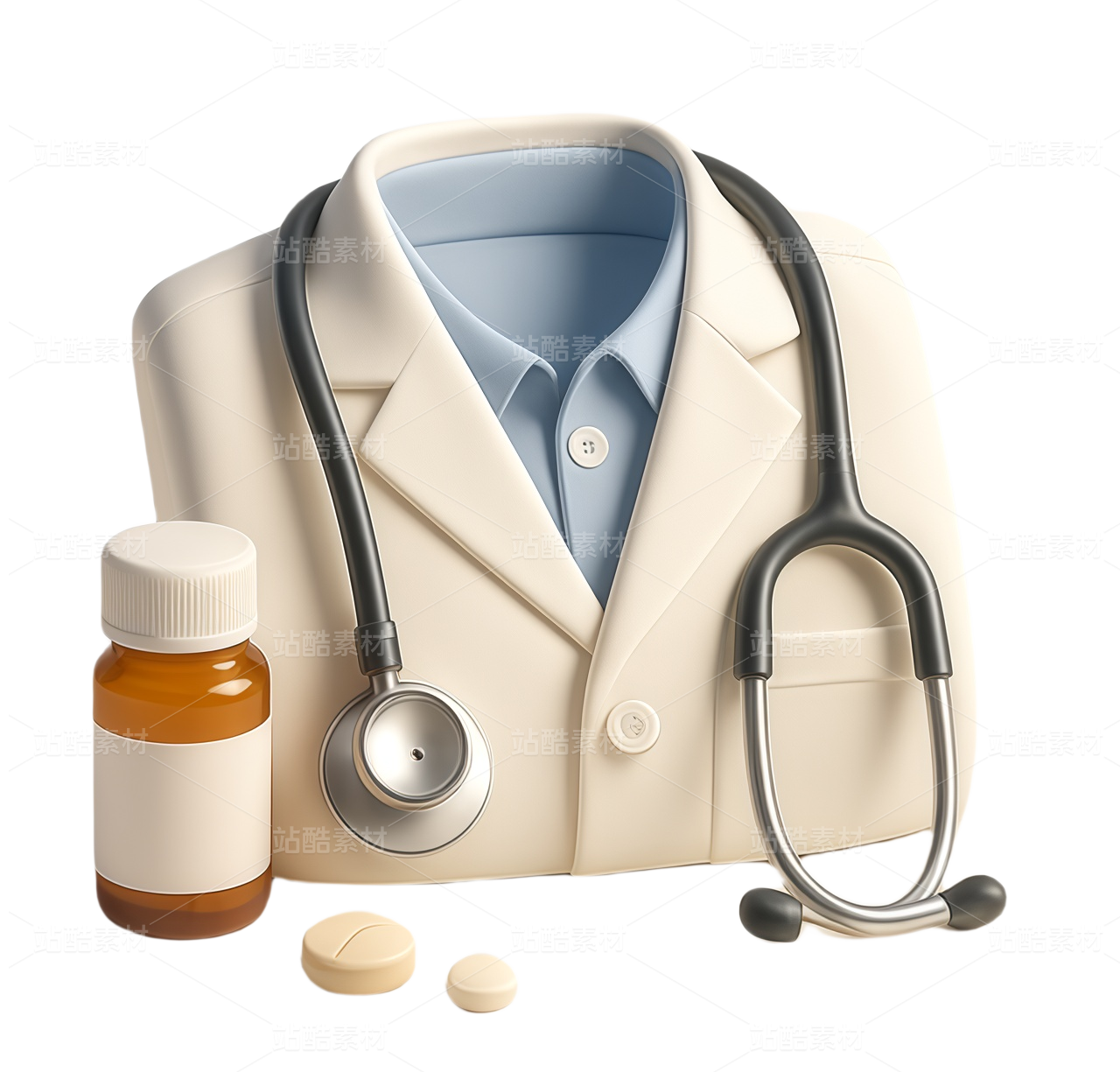 3D风格医疗主题图标42