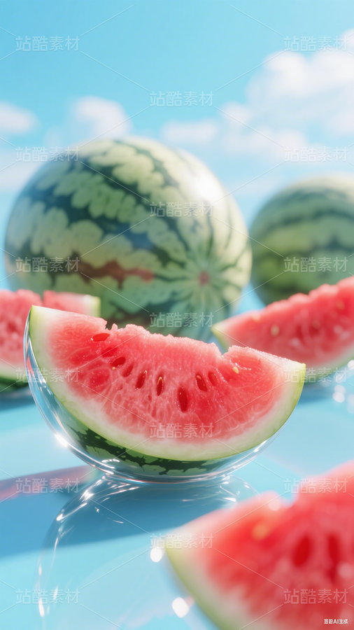 閃閃發(fā)光的美味大西瓜（主預(yù)覽-9988046） - 未分類 - 站酷設(shè)計(jì)師lishuran原創(chuàng)素材 - 站酷ZCOOL