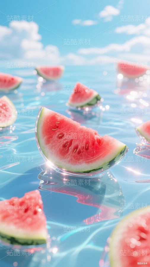 閃閃發(fā)光的美味大西瓜（主預(yù)覽-9988047） - 未分類 - 站酷設(shè)計(jì)師lishuran原創(chuàng)素材 - 站酷ZCOOL