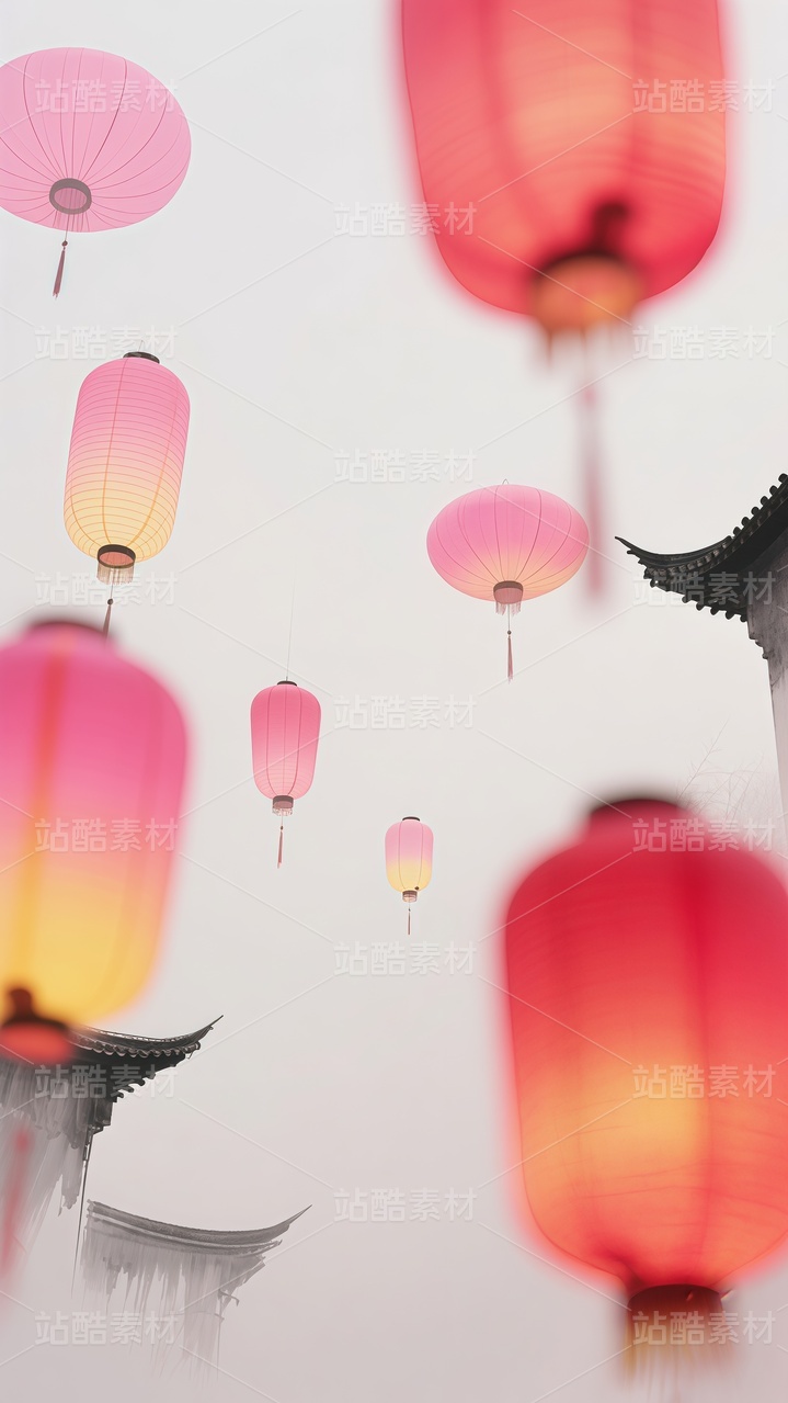中秋节插画灯笼18