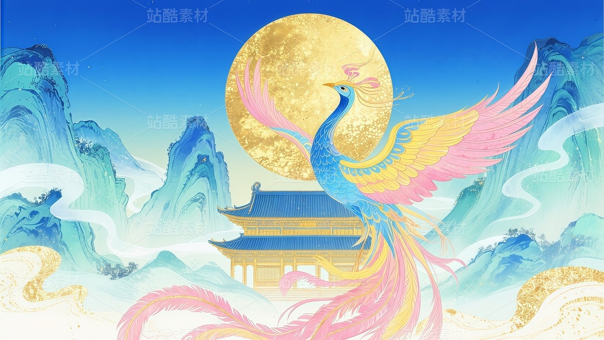 中國風元素-鳳凰4（主預覽-9988271） - 未分類 - 站酷設計師站酷素材原創(chuàng)素材 - 站酷ZCOOL