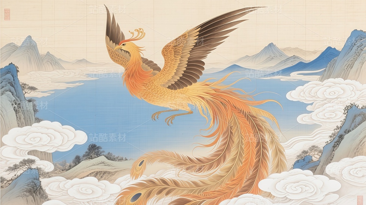 中國(guó)風(fēng)元素-鳳凰12（主預(yù)覽-9988257） - 未分類 - 站酷設(shè)計(jì)師站酷素材原創(chuàng)素材 - 站酷ZCOOL