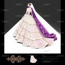 洛可可高定禮服手稿：神經元宮廷的雪與焰敘事（導航-9995982） - 未分類 - 站酷設計師欲陽城原創(chuàng)素材 - 站酷ZCOOL