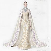 洛可可高定禮服手稿：神經元宮廷的雪與焰敘事（導航-9995984） - 未分類 - 站酷設計師欲陽城原創(chuàng)素材 - 站酷ZCOOL