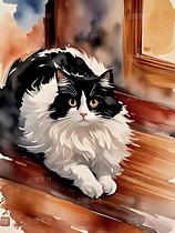 奶牛猫（导航-10004165） - 未分类 - 站酷设计师Alice331原创素材 - 站酷ZCOOL