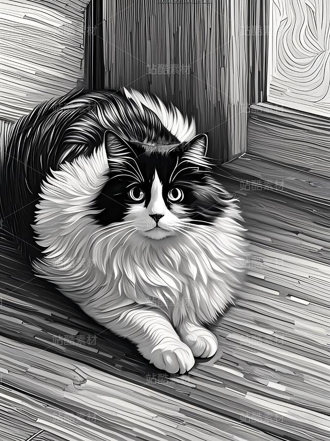 奶牛猫（主预览-10004167） - 未分类 - 站酷设计师Alice331原创素材 - 站酷ZCOOL