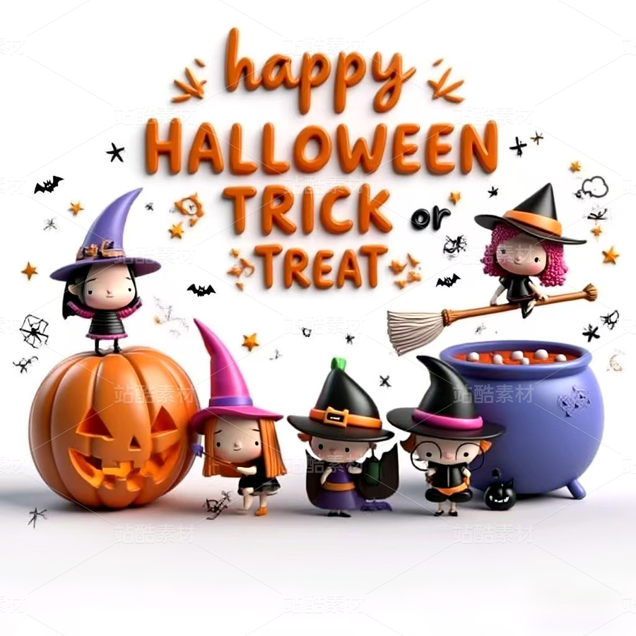 萬圣節(jié)精美高清大圖（主預(yù)覽-10013165） - 未分類 - 站酷設(shè)計師風(fēng)掃落葉原創(chuàng)素材 - 站酷ZCOOL