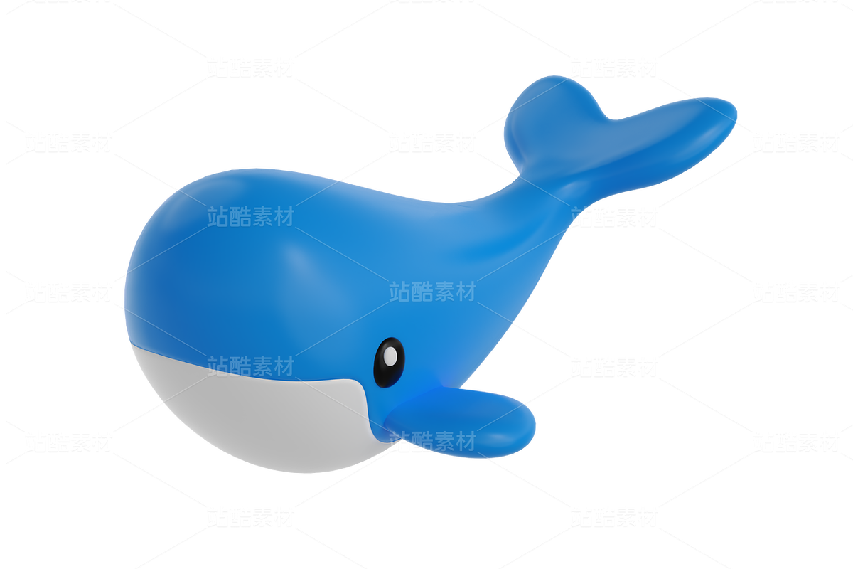 鯨魚三維插畫（主預(yù)覽-10014933） - 未分類 - 站酷設(shè)計(jì)師粘鍋原創(chuàng)素材 - 站酷ZCOOL