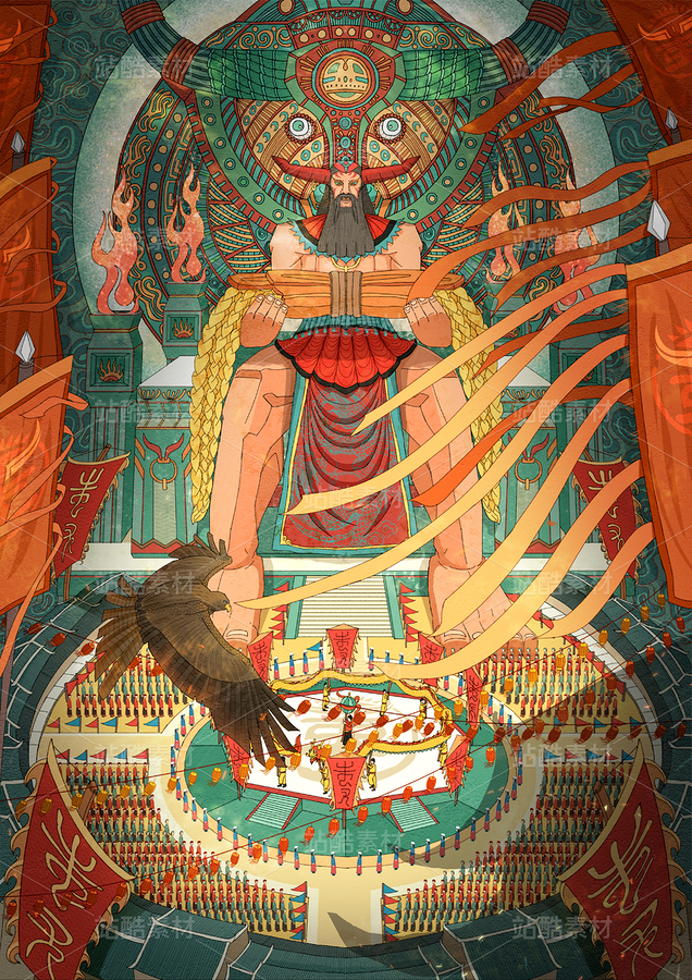 蚩尤九黎·祭祀大典（主預(yù)覽-10020448） - 未分類 - 站酷設(shè)計師SYF朝生原創(chuàng)素材 - 站酷ZCOOL