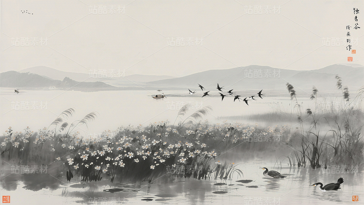 新中式水墨花鳥水墨山水花鳥畫國畫山水花鳥寫意花鳥（主預(yù)覽-10049088） - 未分類 - 站酷設(shè)計(jì)師獨(dú)創(chuàng)繪畫工作室原創(chuàng)素材 - 站酷ZCOOL
