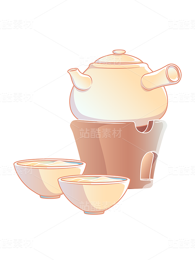 國風功夫茶茶具高清矢量靜物元素免摳圖素材（主預覽-10050343） - 未分類 - 站酷設(shè)計師爪子希Emily原創(chuàng)素材 - 站酷ZCOOL