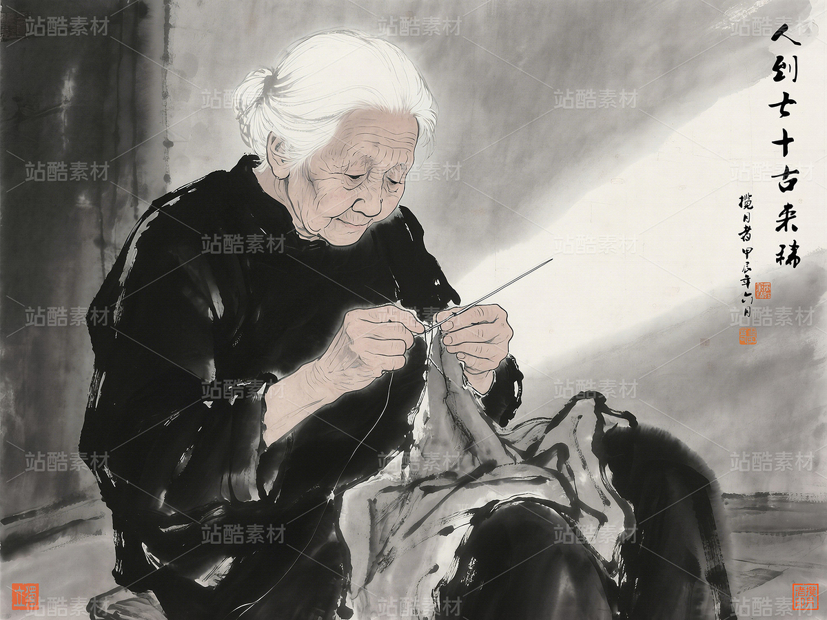 水墨画水墨人物山水画国画人物装饰画水墨人物装饰画（主预览-10065231） - 未分类 - 站酷设计师独创绘画工作室原创素材 - 站酷ZCOOL