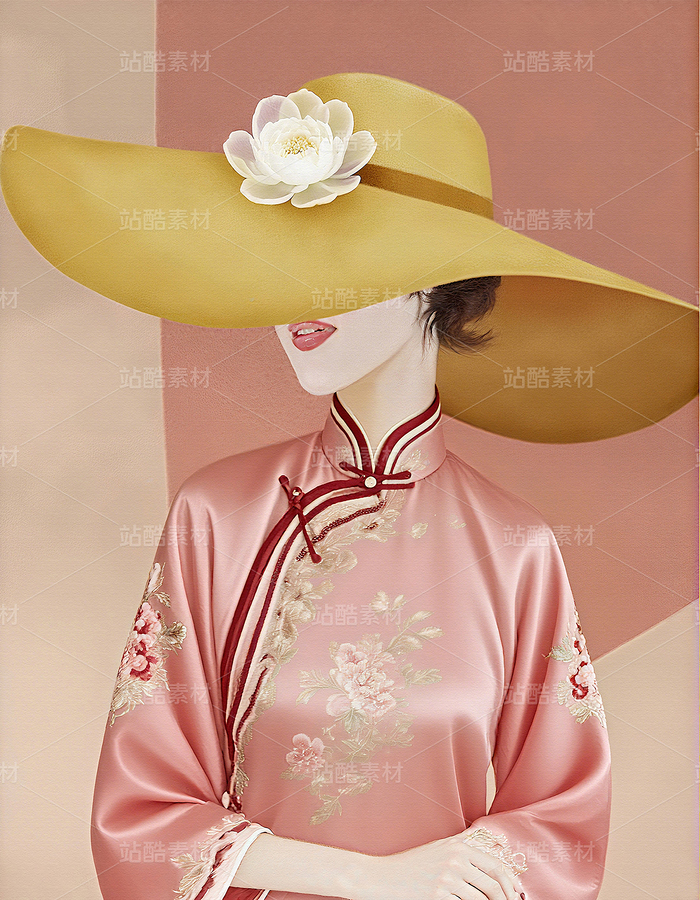 后现代油画人物民国穿旗袍女人人物抽象肖像画清新装饰（主预览-10086250） - 未分类 - 站酷设计师独创绘画工作室原创素材 - 站酷ZCOOL