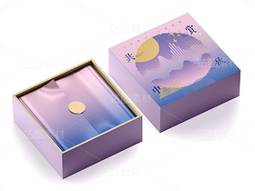 月中星河 中秋节主视觉设计 海报设计 包装设计（导航-10153872） - 未分类 - 站酷设计师A_霖原创素材 - 站酷ZCOOL