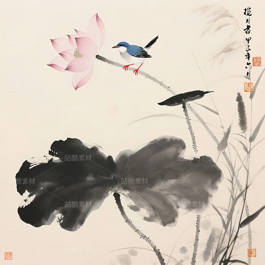 當(dāng)代花鳥(niǎo)畫(huà)花鳥(niǎo)裝飾畫(huà)工筆花鳥(niǎo)新中式花鳥(niǎo)畫(huà)水墨花鳥(niǎo)（主預(yù)覽-10197554） - 未分類 - 站酷設(shè)計(jì)師獨(dú)創(chuàng)繪畫(huà)工作室原創(chuàng)素材 - 站酷ZCOOL