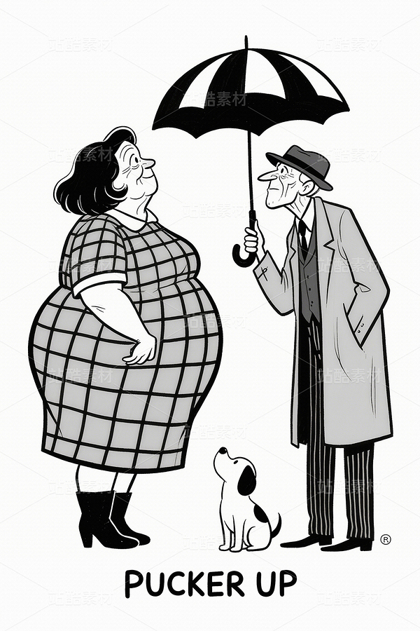 新中式无框漫画欧美漫画北欧漫画漫画装饰画幽默漫画（主预览-10270219） - 未分类 - 站酷设计师独创绘画工作室原创素材 - 站酷ZCOOL