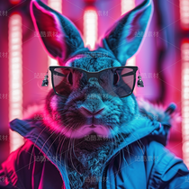 潮酷拟人角色插画合集 · 嘻哈兔哥（导航-10273628） - 未分类 - 站酷设计师edbGbFhl2a原创素材 - 站酷ZCOOL