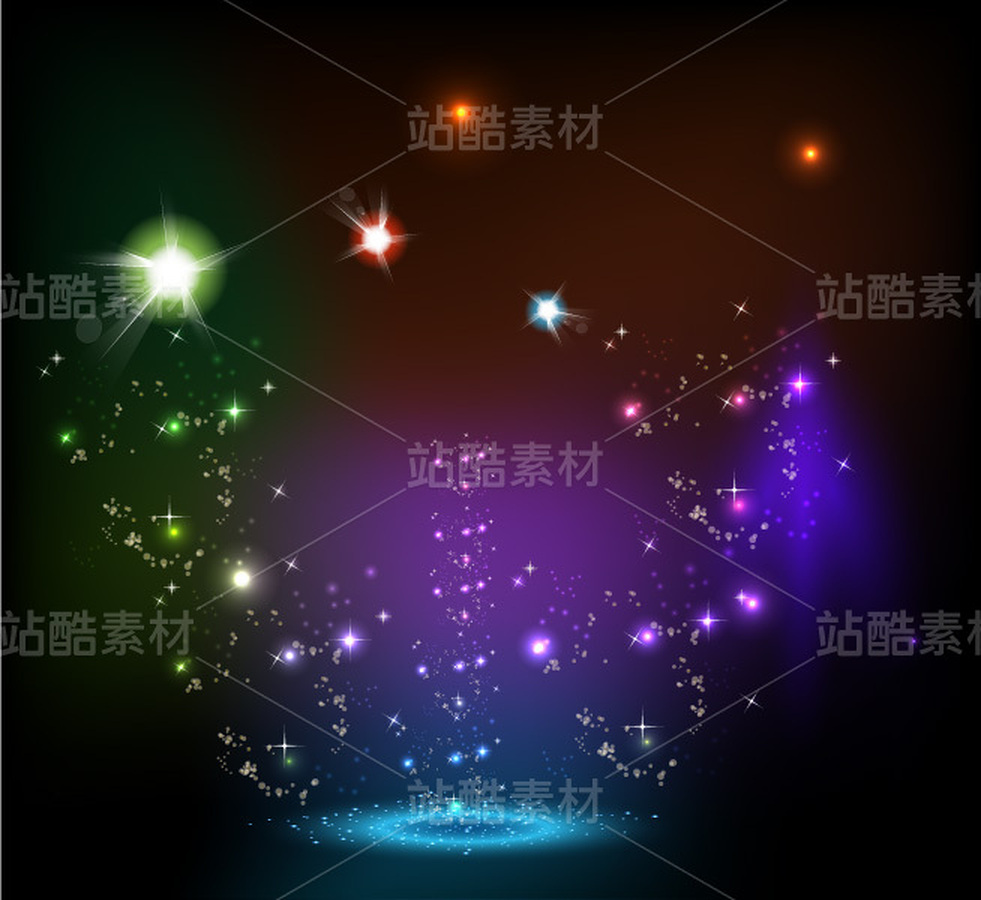 【特效素材】梦幻星光元素 舞台光效-EPS分层矢量素材（主预览-10385644） - 未分类 - 站酷设计师A_霖原创素材 - 站酷ZCOOL