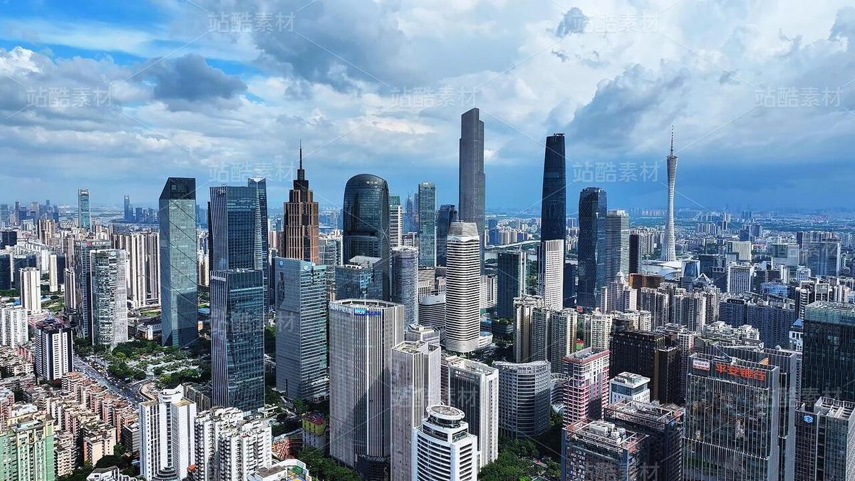 藍天白云下的珠江新城（主預(yù)覽-10752087） - 未分類 - 站酷設(shè)計師永恒飛翔原創(chuàng)素材 - 站酷ZCOOL