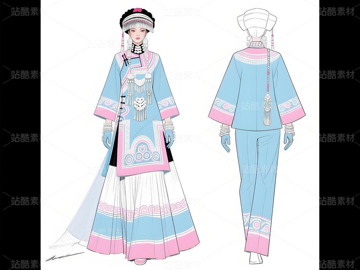 白族淺韻·高定新章（主預(yù)覽-11299369） - 未分類 - 站酷設(shè)計(jì)師欲陽城原創(chuàng)素材 - 站酷ZCOOL