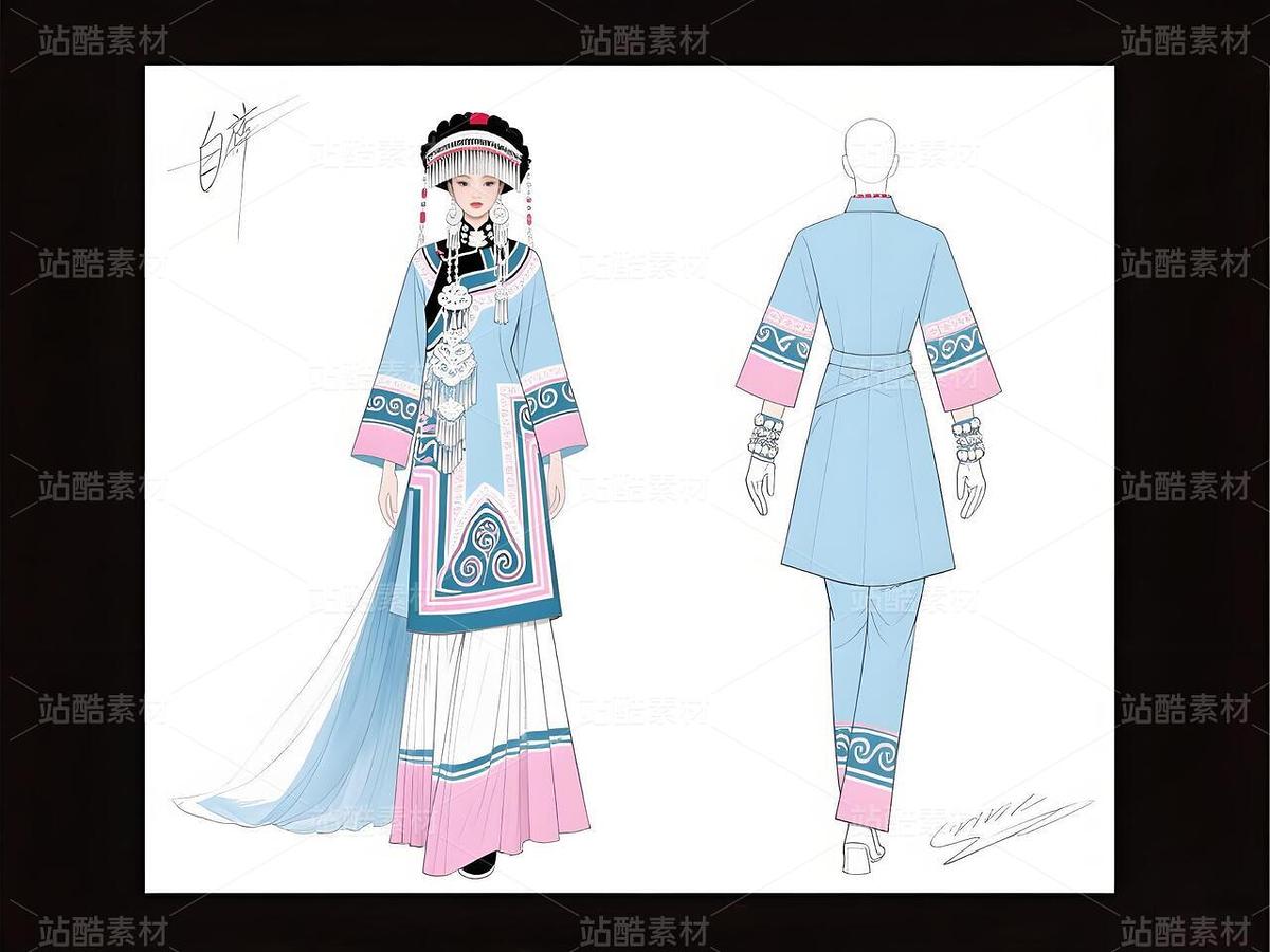 “白族韻·現(xiàn)代風(fēng)：高定新詮釋（主預(yù)覽-11299502） - 未分類 - 站酷設(shè)計師欲陽城原創(chuàng)素材 - 站酷ZCOOL