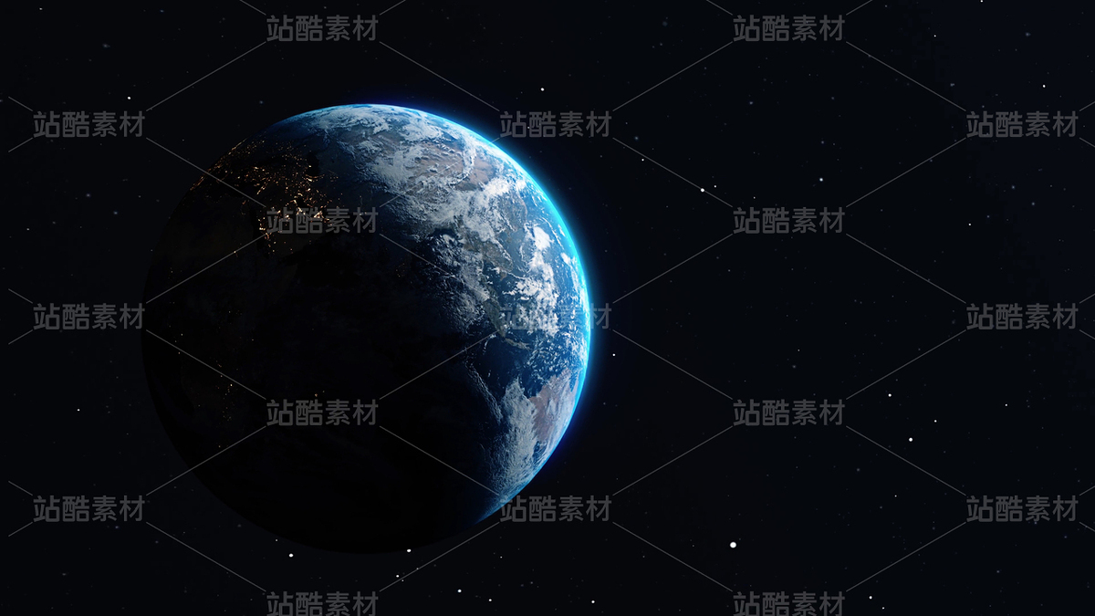 🌍 太空视角地球｜昼夜交替旋转星球背景（主预览-11327903） - 未分类 - 站酷设计师YDKwwL原创素材 - 站酷ZCOOL