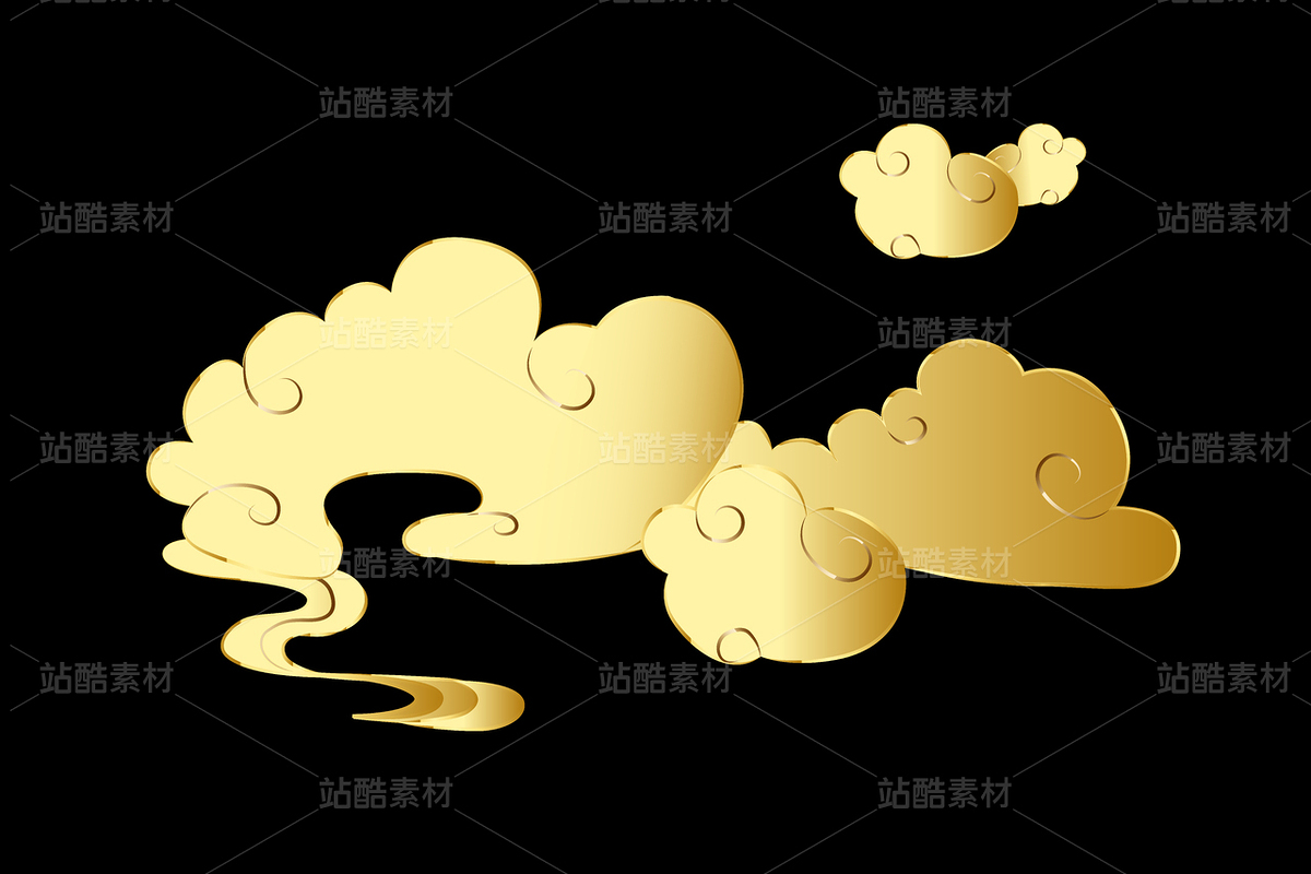 漫畫(huà)風(fēng)祥云矢量素材 傳統(tǒng)東方元素 × 創(chuàng)意廣告設(shè)計(jì)（主預(yù)覽-11329478） - 未分類(lèi) - 站酷設(shè)計(jì)師YDKwwL原創(chuàng)素材 - 站酷ZCOOL