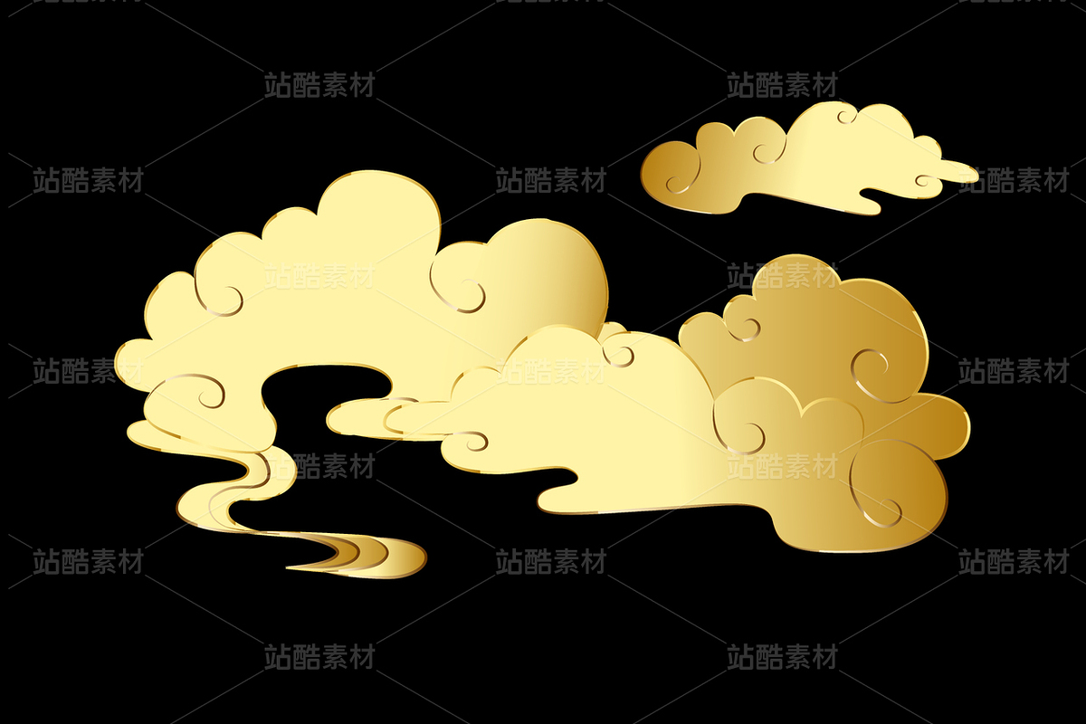 漫画风祥云矢量素材 传统东方元素 × 创意广告设计（主预览-11329479） - 未分类 - 站酷设计师YDKwwL原创素材 - 站酷ZCOOL