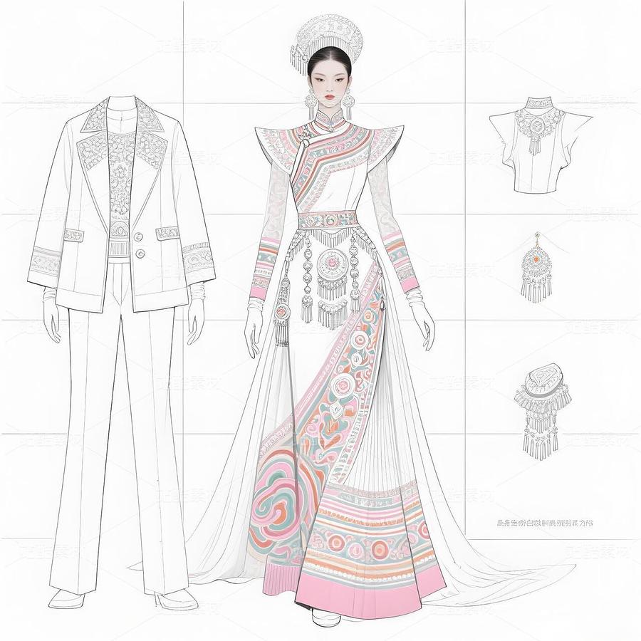 「非遺雙生：大理月光遇見(jiàn)敦煌星河」（主預(yù)覽-11339204） - 未分類 - 站酷設(shè)計(jì)師欲陽(yáng)城原創(chuàng)素材 - 站酷ZCOOL