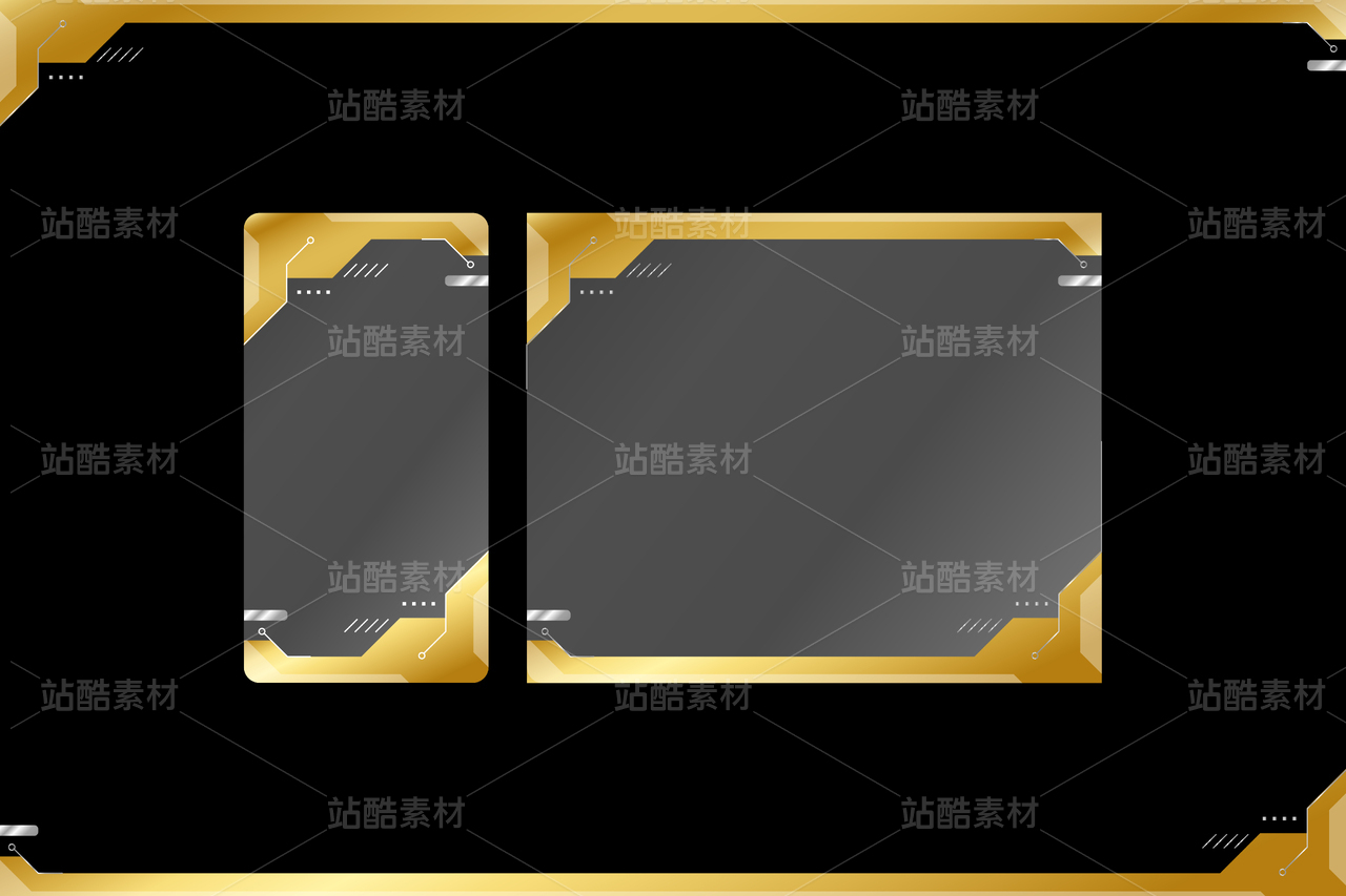 未来科技感布局｜未来感设计Layout素材