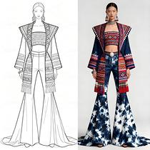 雙非遺對話！扎染壯錦共織山水未來式（導航-11477626） - 未分類 - 站酷設計師欲陽城原創(chuàng)素材 - 站酷ZCOOL