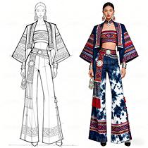 雙非遺對話！扎染壯錦共織山水未來式（導航-11477628） - 未分類 - 站酷設計師欲陽城原創(chuàng)素材 - 站酷ZCOOL