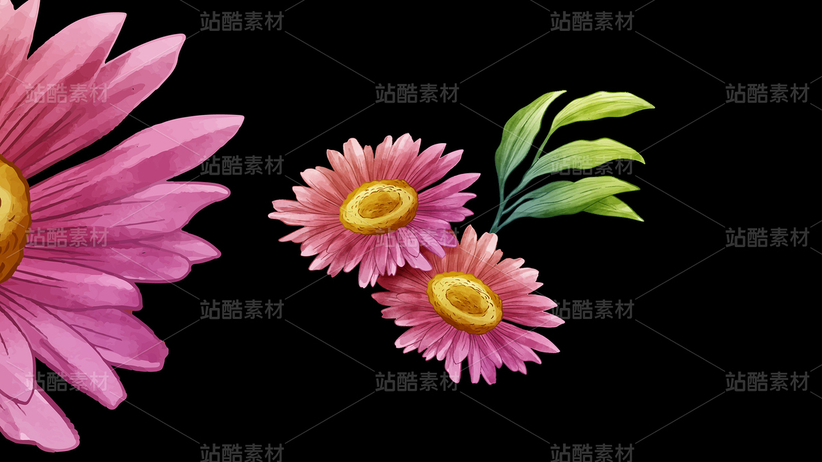 清新花卉與樹葉矢量插畫素材（主預(yù)覽-11511712） - 未分類 - 站酷設(shè)計師YDKwwL原創(chuàng)素材 - 站酷ZCOOL