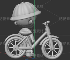 3D建模自行车男孩（导航-11558600） - 未分类 - 站酷设计师归零1111原创素材 - 站酷ZCOOL