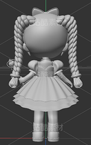 3D建模公主裙小女孩（导航-11558610） - 未分类 - 站酷设计师归零1111原创素材 - 站酷ZCOOL