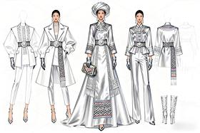 壮锦磁悬浮礼服破圈(导航-11558620) - 未分类 - 站酷设计师欲阳城原创素材 - 站酷ZCOOL