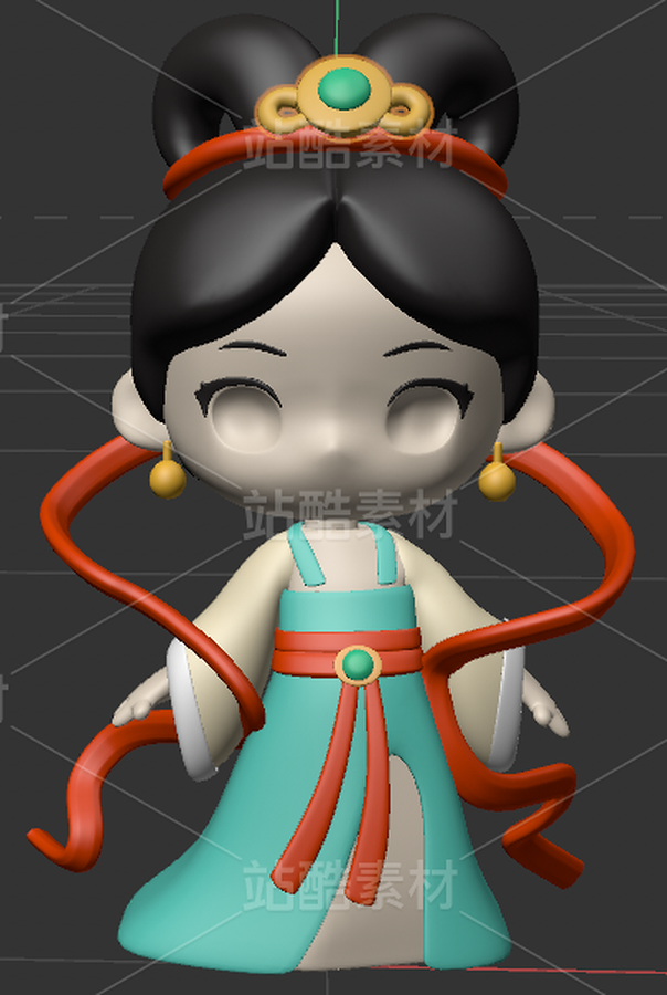 3D建模人物（主预览-11575926） - 未分类 - 站酷设计师归零1111原创素材 - 站酷ZCOOL