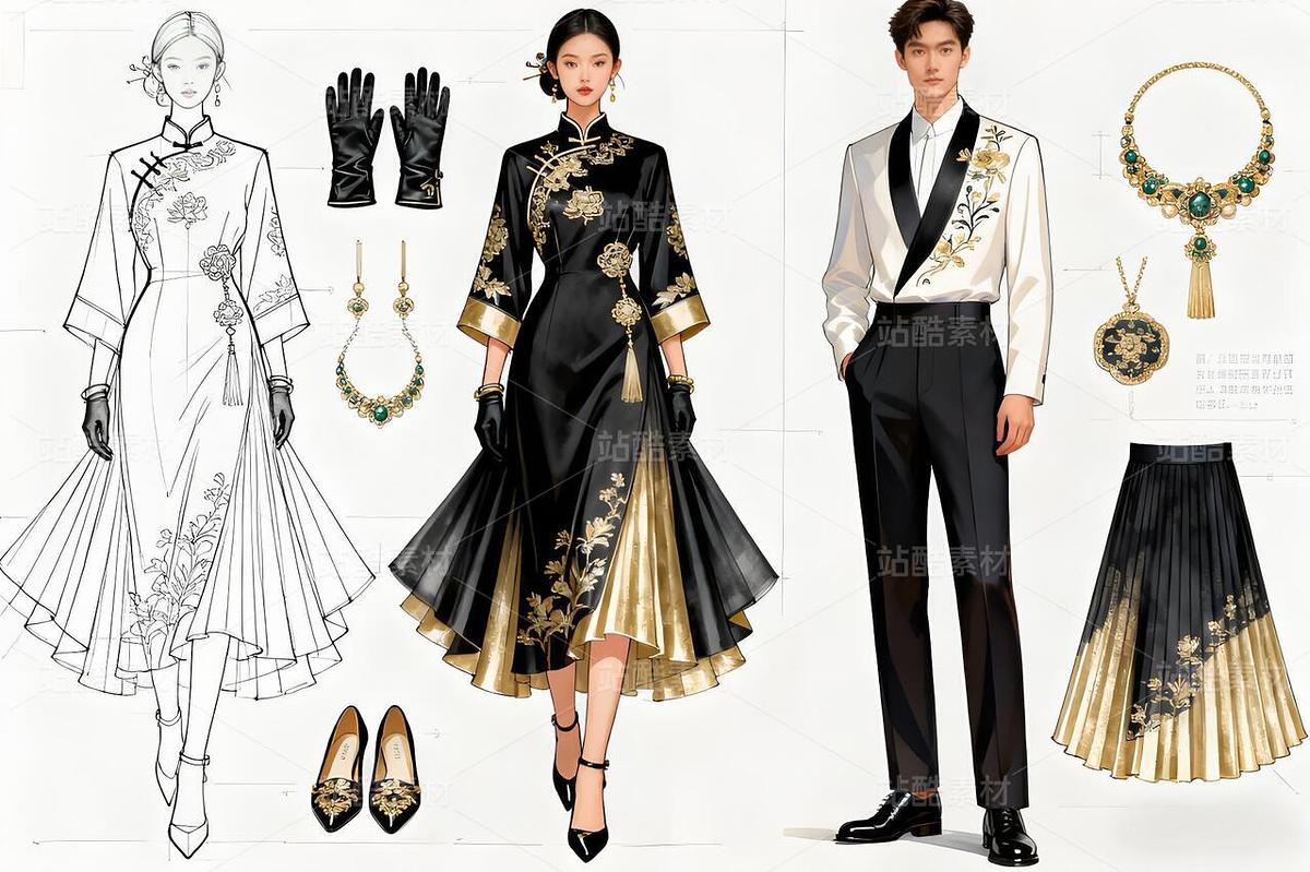 竹韻新風(fēng)：輕奢國(guó)潮席卷時(shí)尚界（主預(yù)覽-11612760） - 未分類(lèi) - 站酷設(shè)計(jì)師欲陽(yáng)城原創(chuàng)素材 - 站酷ZCOOL