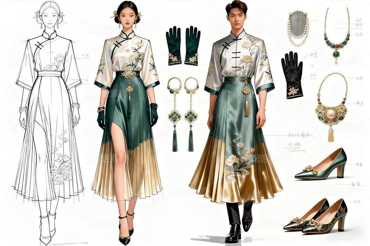 竹韻新風(fēng)：輕奢國(guó)潮席卷時(shí)尚界（主預(yù)覽-11612761） - 未分類(lèi) - 站酷設(shè)計(jì)師欲陽(yáng)城原創(chuàng)素材 - 站酷ZCOOL