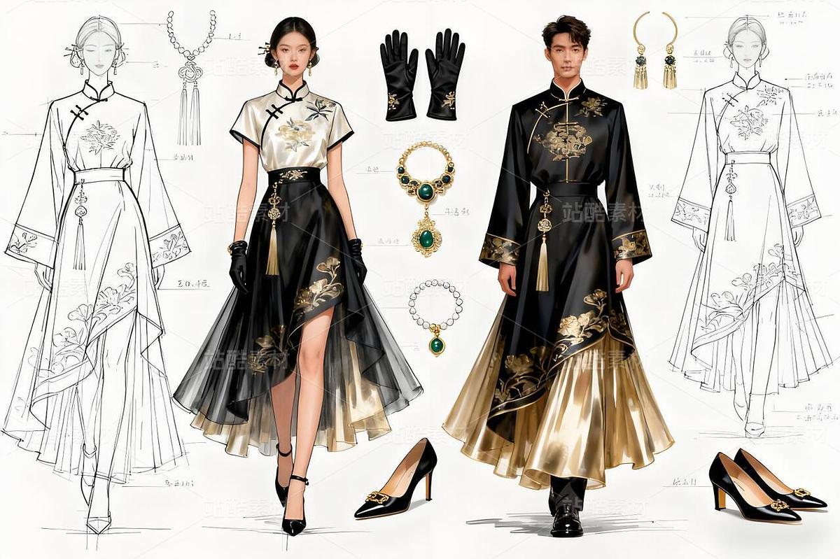 竹韻新風(fēng)：輕奢國(guó)潮席卷時(shí)尚界（主預(yù)覽-11612763） - 未分類(lèi) - 站酷設(shè)計(jì)師欲陽(yáng)城原創(chuàng)素材 - 站酷ZCOOL