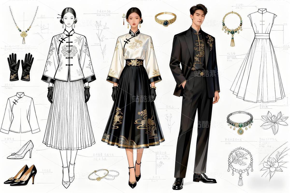 竹韻新風(fēng)：輕奢國(guó)潮席卷時(shí)尚界（主預(yù)覽-11612762） - 未分類(lèi) - 站酷設(shè)計(jì)師欲陽(yáng)城原創(chuàng)素材 - 站酷ZCOOL