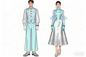 青绿山水入霓裳：新中式轻奢勾勒东方诗意（导航-11671485） - 未分类 - 站酷设计师欲阳城原创素材 - 站酷ZCOOL