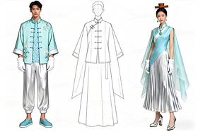 青绿山水入霓裳：新中式轻奢勾勒东方诗意（导航-11671482） - 未分类 - 站酷设计师欲阳城原创素材 - 站酷ZCOOL