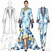 当壮锦邂逅高定!非遗服饰惊艳出圈#非遗服饰(导航-11704543) - 未分类 - 站酷设计师欲阳城原创素材 - 站酷ZCOOL