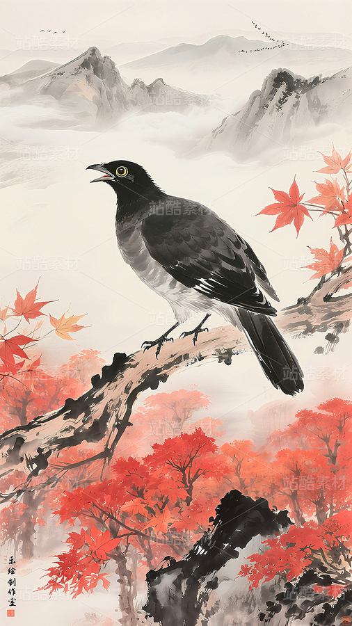 中式花鳥墻紙 新中式壁畫 花鳥裝飾畫（主預(yù)覽-11781857） - 未分類 - 站酷設(shè)計師獨創(chuàng)繪畫工作室原創(chuàng)素材 - 站酷ZCOOL