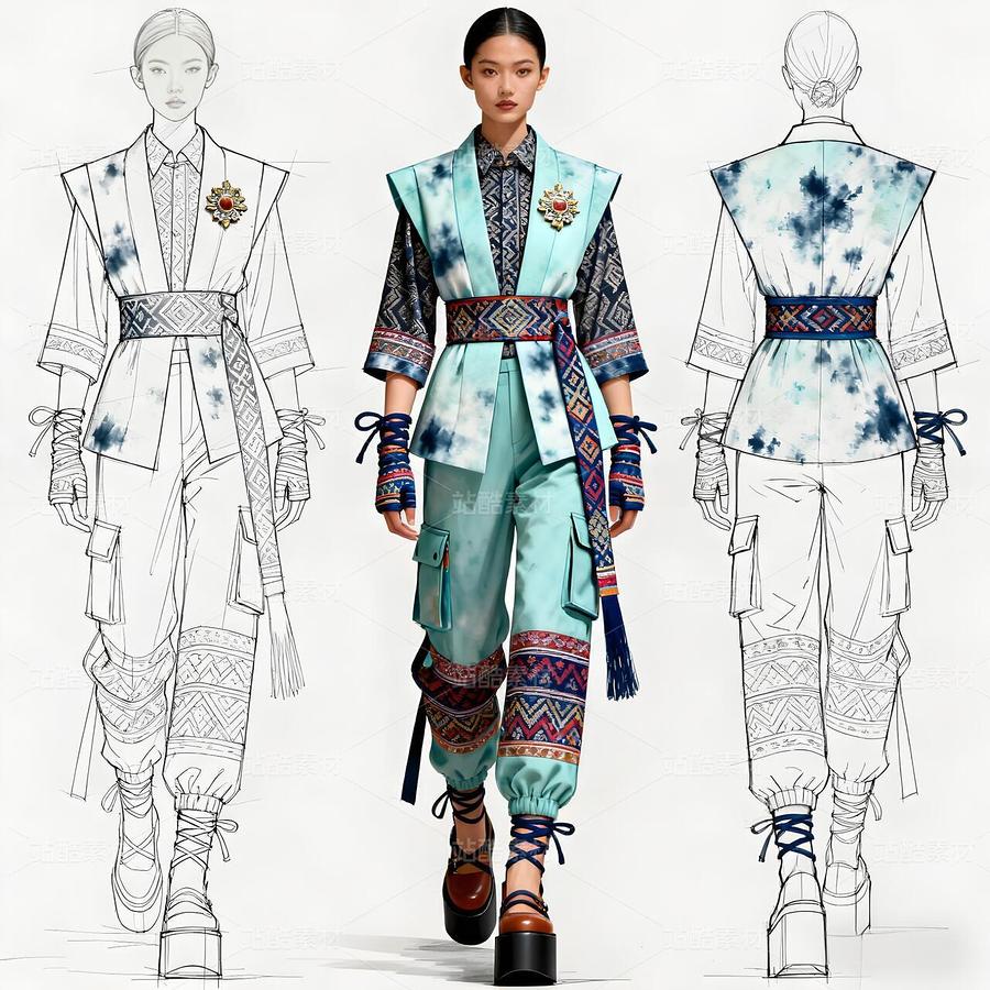 当壮锦遇见高定!非遗服饰破圈来袭(主预览-11793669) - 未分类 - 站酷设计师欲阳城原创素材 - 站酷ZCOOL