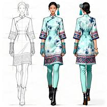 当壮锦遇见高定!非遗服饰破圈来袭(导航-11793671) - 未分类 - 站酷设计师欲阳城原创素材 - 站酷ZCOOL