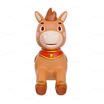 奔跑的骏马三维插画（导航-11815245） - 未分类 - 站酷设计师粘锅原创素材 - 站酷ZCOOL