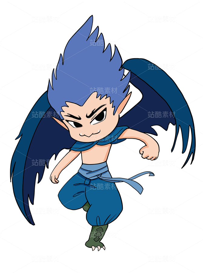 神话人物_雷震子（主预览-11931627） - 未分类 - 站酷设计师DC_painter原创素材 - 站酷ZCOOL