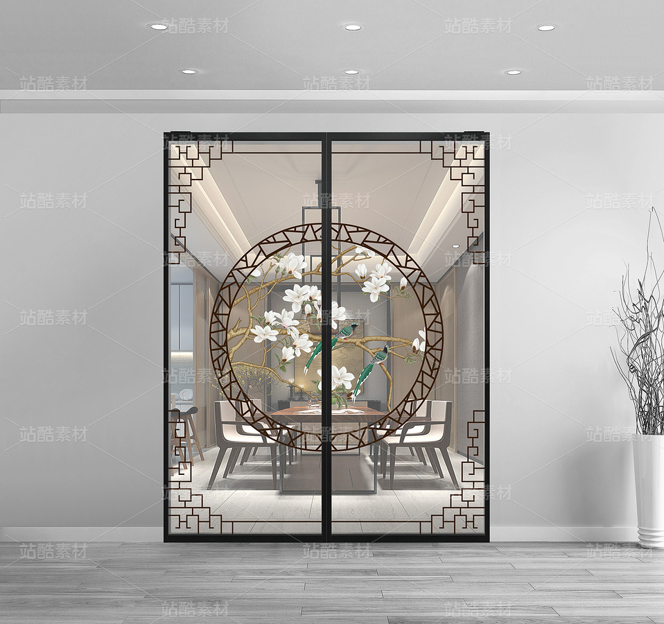 花鳥移門背景（主預(yù)覽-11979423） - 未分類 - 站酷設(shè)計師JpUTfAYxcN原創(chuàng)素材 - 站酷ZCOOL